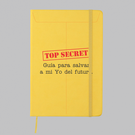 Libreta pasta dura modelo top secret